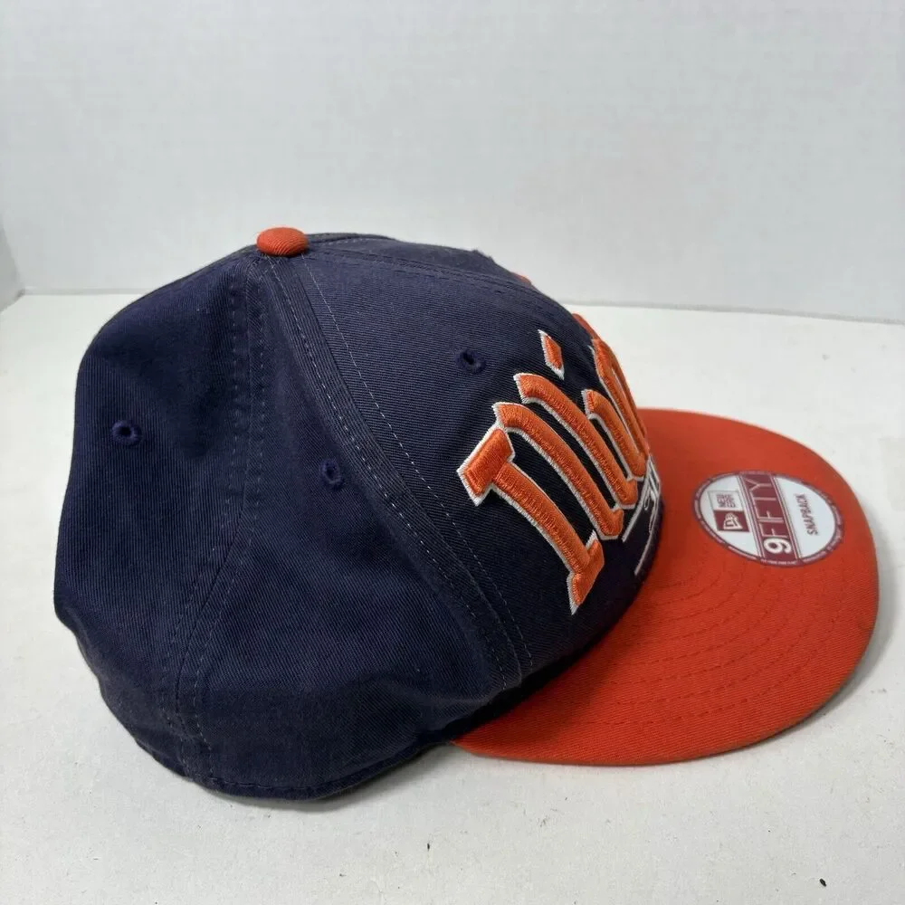 New Era 9Fifty‎ Hat Cap Snapback One Size Fighting Illini University Of Illinois